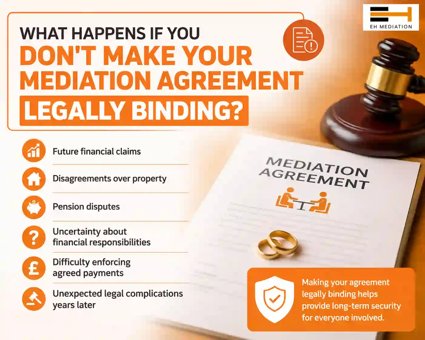 What Happens If You Don't Make Your Mediation Agreement Legally Binding Bridlington?
